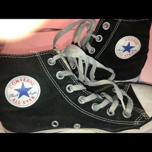 Black Converse high tops